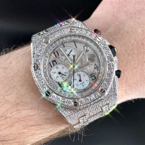 iced out ap royal oak|dhgate iced out audemars piguet.